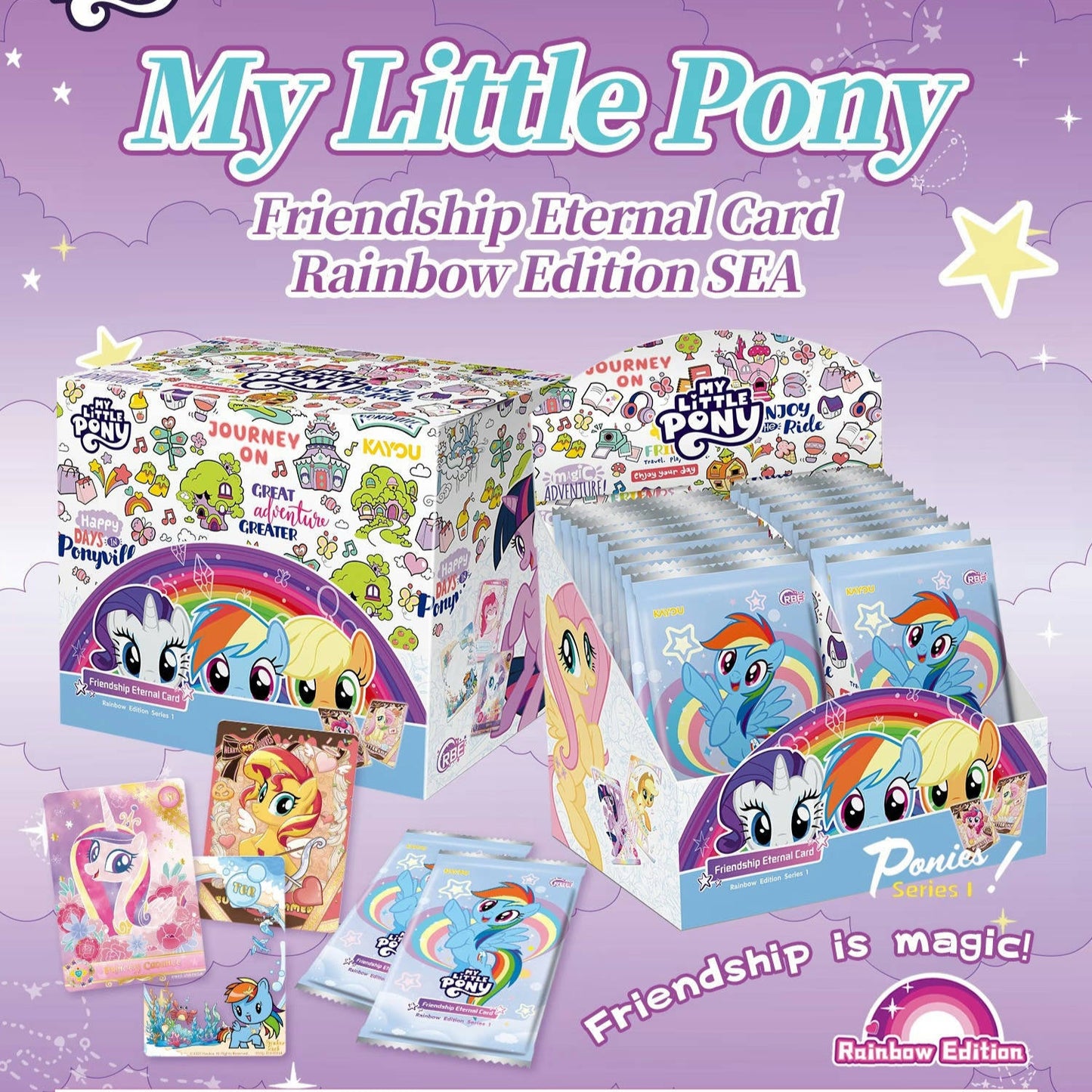 🎉 小馬寶莉-友誼永恆卡-彩虹包第4彈『英文版』My Little Pony-
Friendship Eternal CardRainbow Edition SEA