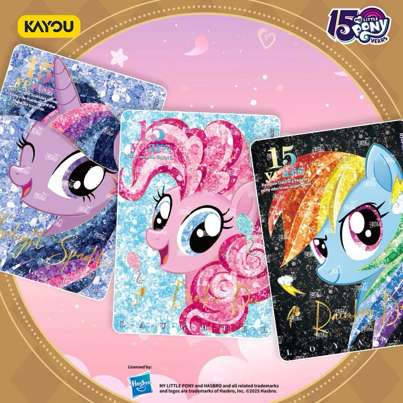 卡游小馬寶莉卡片一整盒輝月8第八彈正版卡牌mylittlepony