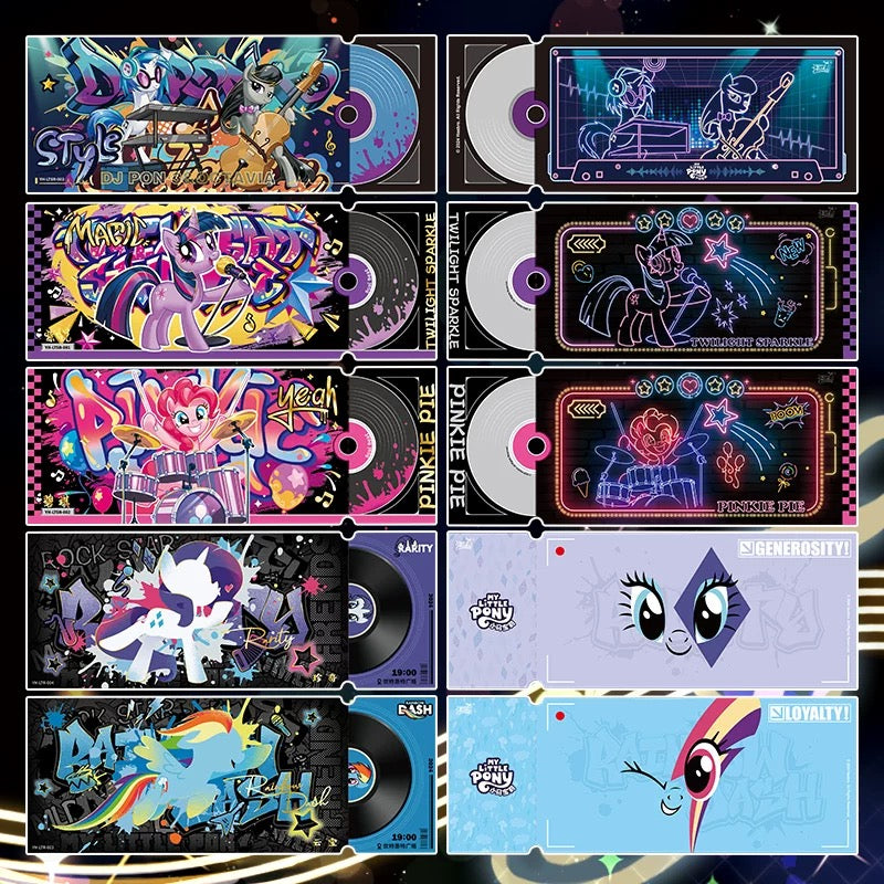 卡遊小馬寶莉鐳射票根卡 閃耀音符一整盒(內含6包)官方正版周邊