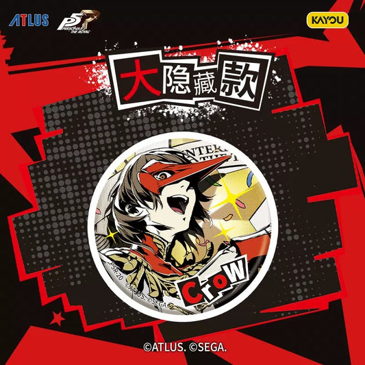 KAYOU官方授權商品:女神異聞錄5皇家版徽章系列 - 鐵質徽章/收藏別針 一整盒(內含6小包)