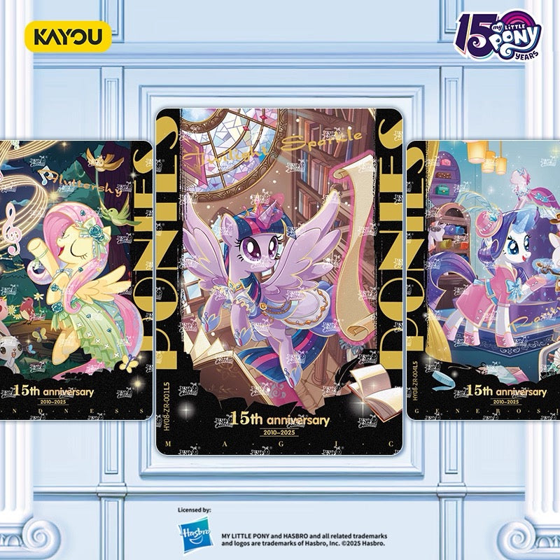 卡游小馬寶莉卡片一整盒輝月8第八彈正版卡牌mylittlepony