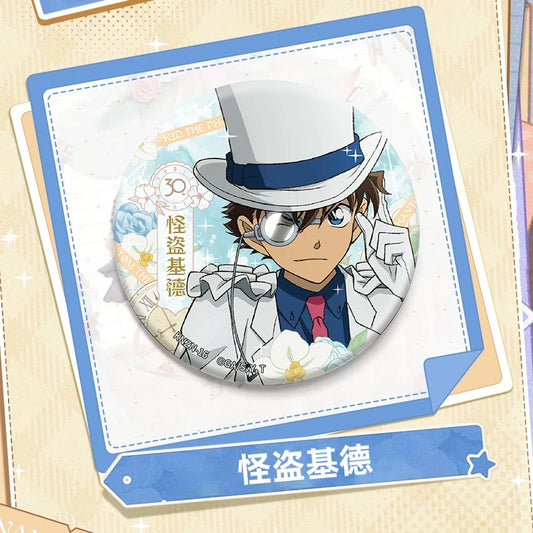 KAYOU Detective Conan 30th Anniversary Badge Regular Series - Official Merchandise Tin Badges
