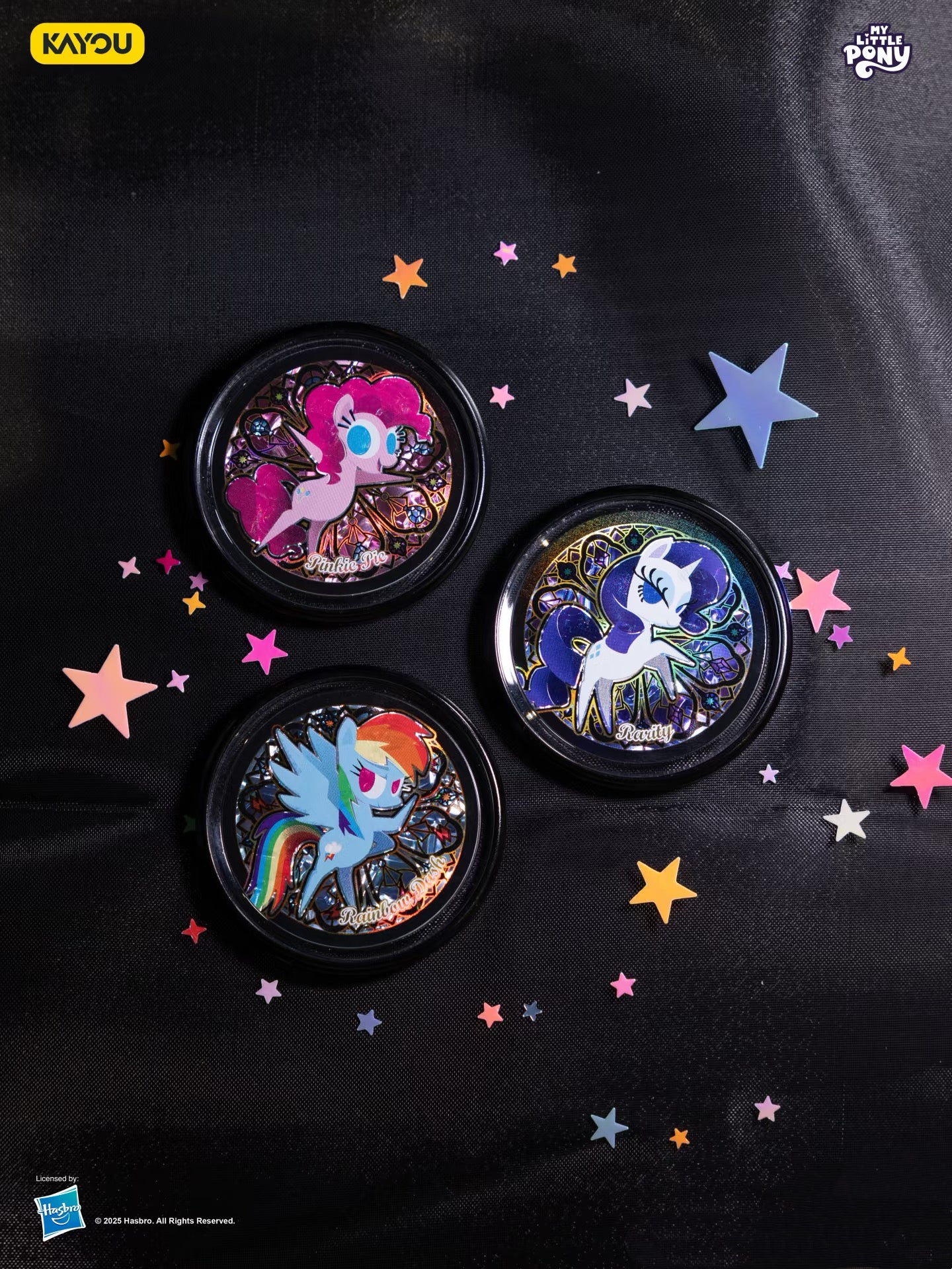 卡游✨小馬寶莉-雙面糖果徽章-星幻版一整盒(內含10個)