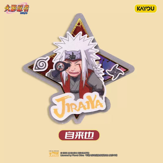 KAYOU Naruto: Shonen Arc Companion Series Non-Woven Fabric Badges - Official Licensed Anime Merchandise Brooches a full box