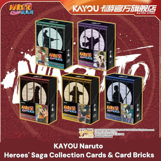 KAYOU Naruto Heroes' Saga Collection Cards & Card Bricks卡遊火影忍者