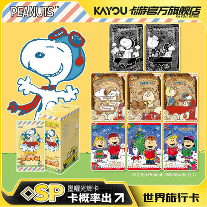 KAYOU Snoopy Peanuts Comics - Miracle Collection - World Travel Cards - Wave 1