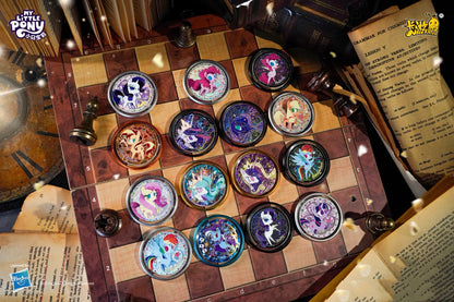 遊✨小馬寶莉-雙面糖果徽章-星幻版卡一整盒（內含10個）