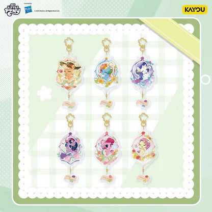 卡遊小馬寶莉魔法花園系列赤壁壓克力掛飾一盒(含6件)卡遊小馬寶莉魔法花園系列Q版壓克力掛件1盒（內含6個）