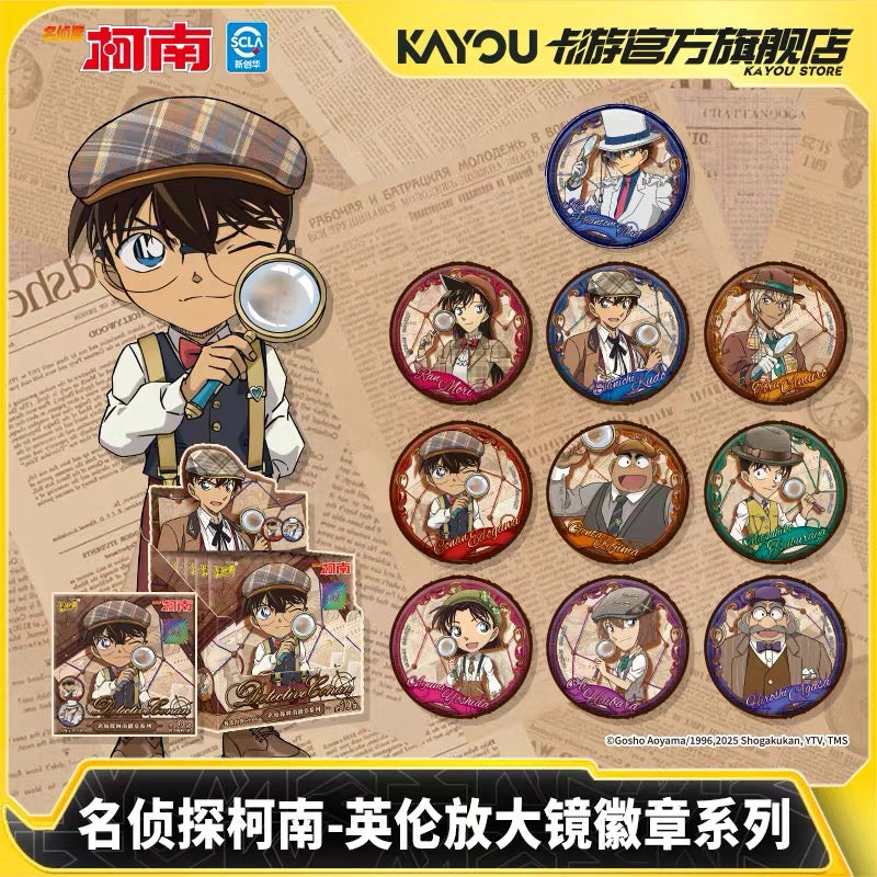 KAYOU 名偵探柯南徽章系列 - 官方正版動漫週邊徽章收藏全套
遊名偵探柯南馬口鐵徽章系列官方正版卡一整盒
