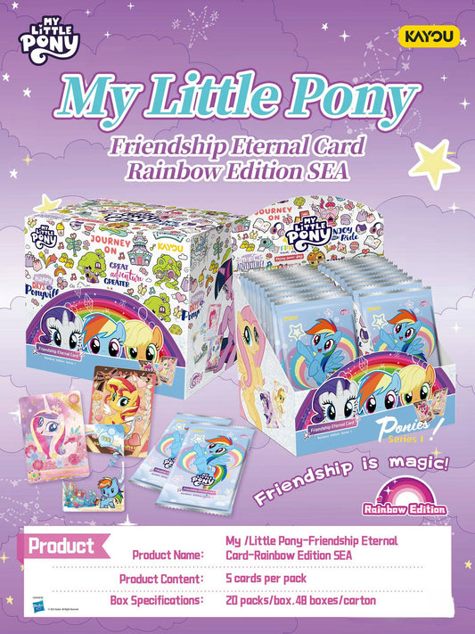 🎉 小馬寶莉-友誼永恆卡-彩虹包第4彈『英文版』My Little Pony-
Friendship Eternal CardRainbow Edition SEA