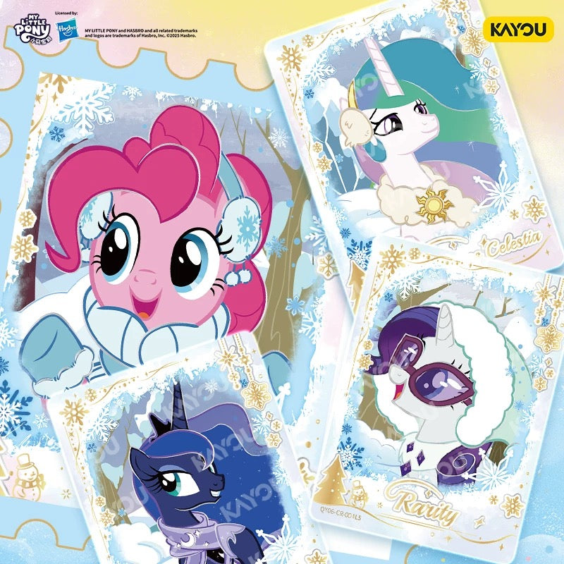 KAYOU My Little Pony Fun Shadow Pack 6th Edition, Official Authentic Collectible Cards, One Full Box (Contains 30 Packs) 卡遊小馬寶莉趣影包第六彈官方正品收藏卡卡牌一整盒（內含30包）