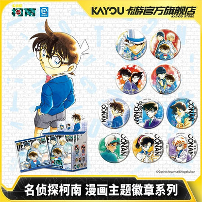 KAYOU 名偵探柯南漫畫主題徽章系列 - 官方正版動漫週邊鐵盒徽章