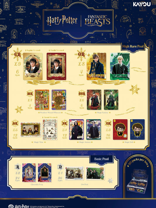 Pre-sale ‼️KAYOU Harry Porter-Wizards' Collectible
Cards-Departure Edition-SEA