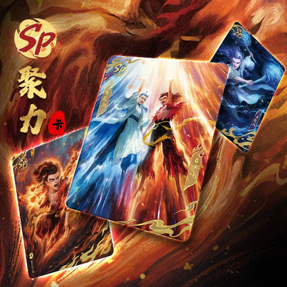 遊哪吒之魔童鬧海電影收藏卡鬥天包2彈哪吒2對應盲盒週邊卡牌