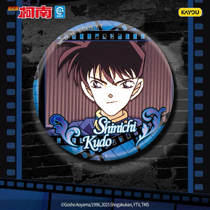 KAYOU 名偵探柯南動漫主題徽章系列 - 官方正版動漫週邊鐵盒徽章（一盒包含6枚）