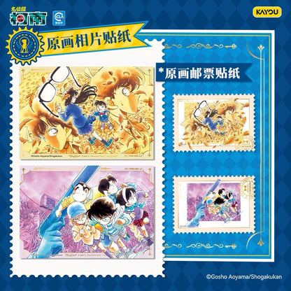 卡遊名偵探柯南原畫珍藏貼紙時之血糖官方正版動漫週邊兒童貼紙