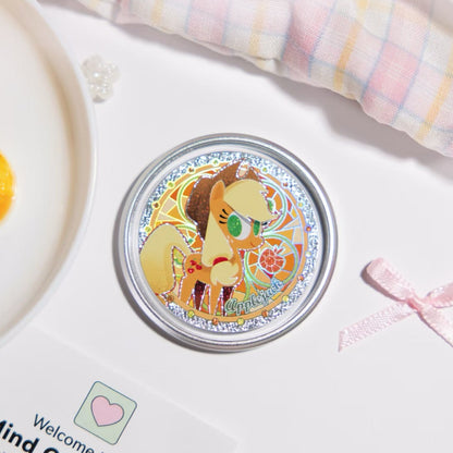 遊✨小馬寶莉-雙面糖果徽章-星幻版卡一整盒（內含10個）