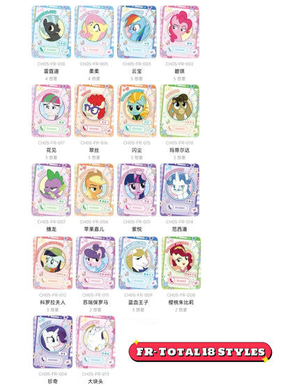 New Product 🔥KAYOU My Little Pony - Friendship Forever Cards - Rainbow Pack - Series 5|卡遊小馬寶莉彩虹包第5彈