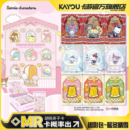 遊三麗鷗家族萌夢收藏配套趣影包暖卡冬晴雪一整盒正版週邊卡牌