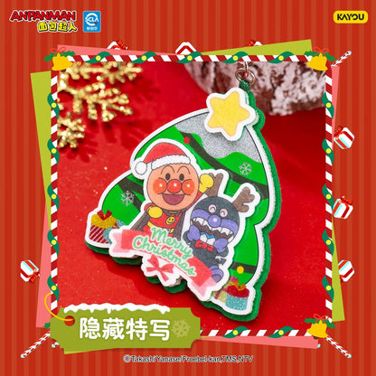 KAYOU Anpanman - Christmas GIFT Series - Felt Keychain One Full Box (Contains 8 Small Boxes) 卡遊麵包超人聖誕GIFT系列不織布掛件官方正版周邊亞克力掛飾禮物