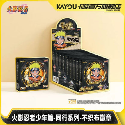 KAYOU 火影忍者：少年篇夥伴系列不織布徽章 - 官方授權動漫週邊胸針（一整盒）