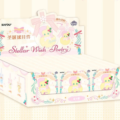 KAYOU My Little Pony: Starlight Wish Poem Series - Hug Candy Plush Keychain One full box (contains 6 small boxes)