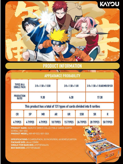 KAYOU NARUTO-SMRITI COLLECTIBLE CARDS-EARTH SCROLL-001（英文版）