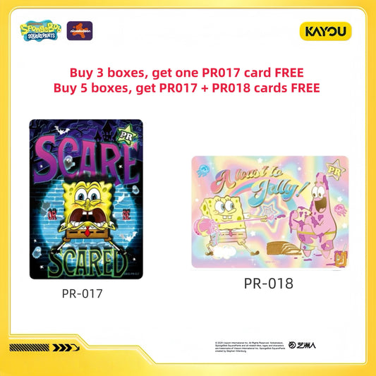 KAYOU SpongeBob Collection Pack Series 2 – Full Box | Official Authentic Card Pack Merchandise & Collectible Trading Cards